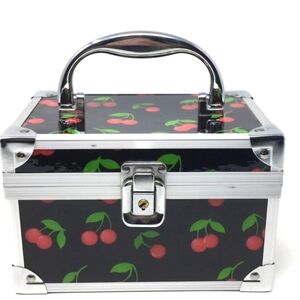 Stylish Cherry Print Cosmetic Case